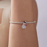 Original Christmas Snowman S925 Sterling Silver Beads Winter Christmas Atmosphere DIY Bead Ornament Accessories