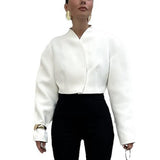 Machete Long Sleeve Loose-fitting Short Coat Women