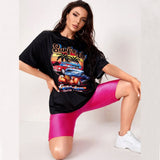 Summer Short-sleeved Top Harajuku Ladies