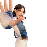 Ladies Personalized Print Elastic With Sleeves