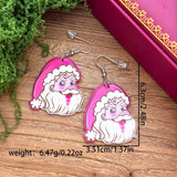 Fashion Acrylic Creative Christmas Girl Earrings