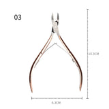 1pcs Double-ended Stainless Steel Cuticle Pusher Dead Skin Push Remover For Pedicure Manicure Nail Art Cleaner Care Tool