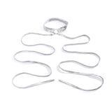 Long Sweet Cool Lace Up Cross Thigh Chain