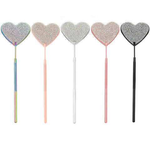 Multifunction Lashes Mirror Stainless Steel Magnifying Mirror For Checking False Eyelashes Extension Lash Makeup Supplies