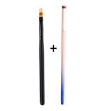 Nail Art Brush Lace Ombre Design Acrylic Nail Gradient Pen DIY UV Gel Painting Drawing Flowers Manicure Salon Tools