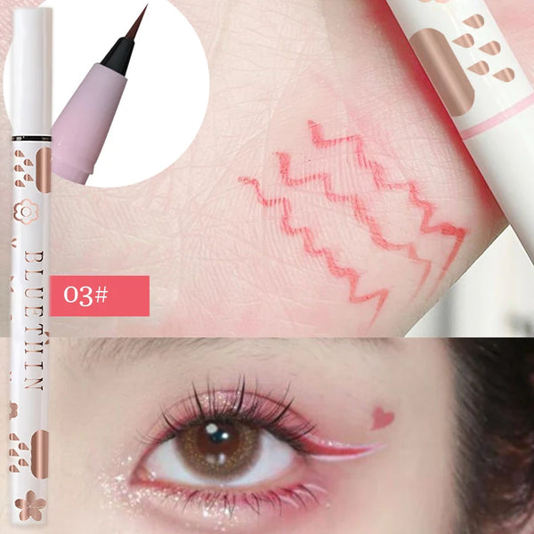 Eyeliner Lying Silkworm Pencil Undercover Draw Down To Non-Smudge Fine Natural Long-lasting Waterproof Eyes Liner Beauty Makeup