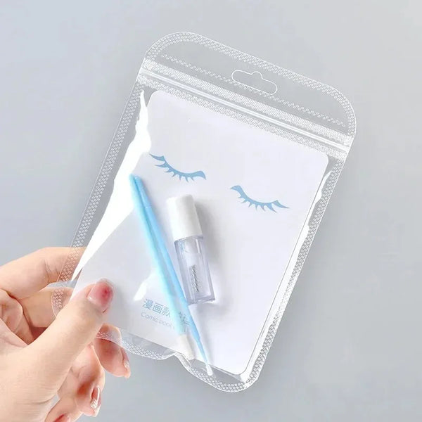 Eyelash Raincoat Set Transparent Mascara Lash Glue For Eye Lash Extensions Pointed Mascare Waterproof Styling Gel Manga Lashes