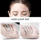 2 in 1 Eyebrow pencil professional Cosmetics makeup for women 5 Colors Waterproof Eyebrow Tattoo brush Long Lasting eyebrow pen