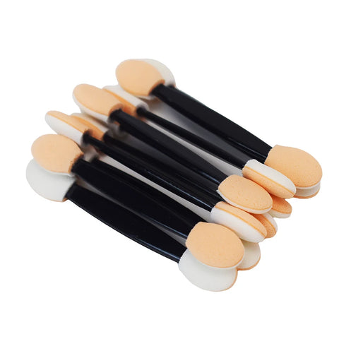 10/30/50100Pcs/ Bag Small Portable Eyeshadow Applicators In Bulk Double Sponge Eye Shadow Brush Makeup Mini Tools Wholesale