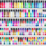 Jumbo braids Synthetic Crochet Hair Ombre Braiding Hair Extensions For Wholesale Jumbo Braiding Hair KaneKalon Hair Alibaby