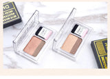 Two-color Matte Eye Shadow Double Small Box Lazy Eye Shadow  Easy to Carry Eyeshadow Tray Professional Women's Cosmetics