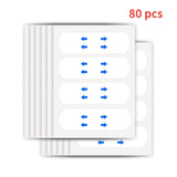 40/80PCS V-Shape Face Wrinkle Sagging Skin Adhesive Tape Lifting Face Stickers Invisible Transparent Thin Face Patche Lift Tools