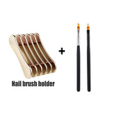 Nail Art Brush Lace Ombre Design Acrylic Nail Gradient Pen DIY UV Gel Painting Drawing Flowers Manicure Salon Tools