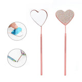 Multifunction Lashes Mirror Stainless Steel Magnifying Mirror For Checking False Eyelashes Extension Lash Makeup Supplies