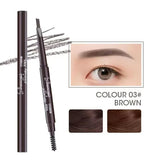 2 in 1 Eyebrow pencil professional Cosmetics makeup for women 5 Colors Waterproof Eyebrow Tattoo brush Long Lasting eyebrow pen