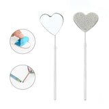 Multifunction Lashes Mirror Stainless Steel Magnifying Mirror For Checking False Eyelashes Extension Lash Makeup Supplies