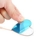 Multifunction Lashes Mirror Stainless Steel Magnifying Mirror For Checking False Eyelashes Extension Lash Makeup Supplies