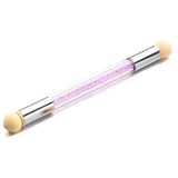 Sponge Heads Replacement Nails Art Gel Polish Color Gradient Brush Glitter Powder Dotting Pen For Manicure Accessories Tools