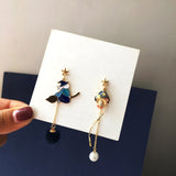 Fashion Cute Asymmetric Magic Witch Earrings