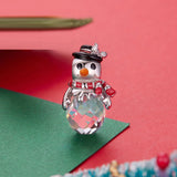 Original Christmas Snowman S925 Sterling Silver Beads Winter Christmas Atmosphere DIY Bead Ornament Accessories