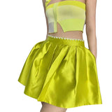 Girls Flower Buds Diamond Waist Skirt Pants Shorts Ladies Loose Sexy Temperament Ladies