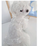 Summer Dog Skirt Thin Clothes Cute Embroidered